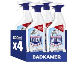 Antikal Classic Badkamer Anti-Kalkaanslag Spray - 4 x 800ml