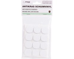Antikras schuimvinyl - meubelvilt - 25-delig - wit - diverse formaten