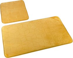 Antislip badmat set 2-delig - Waterabsorberend en Machinewasbaar