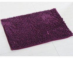 Antislip Badmat voor Badkamer - Comfortabele en Zachte Douchemat (50 x 80 cm, Paars)
