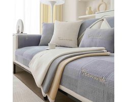 Antislip Bankhoes voor 1-4 Zits L-vormige Banken - Bescherming tegen Dierenharen en Stof, Verstelbare Hoekbank Deken