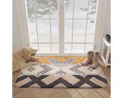 Antislip Deurmat 50 x 80 cm - Machinewasbaar Vloerkleed voor Binnen & Buiten - Zacht en Duurzaam