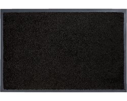 Antislip Deurmat voor Binnen - Slijtvaste Vuilvangmat - Parel Vloerkleed (Antraciet, 40x60cm)