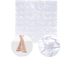 Antislip Douchemat Transparante 51x51 cm - Badmat - Badkamermat - Mat voor Bad & Douche