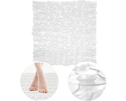 Antislip Douchemat Transparante 52x52 cm - Badmat - Badkamermat - Mat voor Bad & Douche