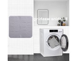 Antislip Douchematt, Massagefunctie, Zuignappen, Geschikt voor Sauna's en Douchekamers, Vierkant, 48 x 48 cm, Groene Kleur, Veilig voor de Wasmachine