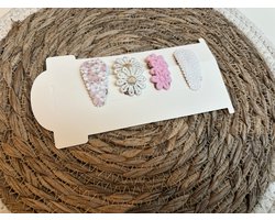 Antislip haarspeldjes Filou - peuter -baby knipjes - kinderknipjes - eerste knipje - haarspeldjes kinderen - kinderknipjes - haarspeldjes - kraam cadeau - baby knipjes - haarspeldjes voor kinderen - haarknipjes - Bloem knipjes -knipjes voor kinderen