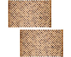 Antislip Houten Badmat - Duurzaam & Hygiënisch, Perfect voor Douche en Badkuip