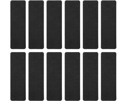 Antislip Meubelpads - Bankstoppers Stoelkussens - Meubels Stabiliseren - Superieure Grip Bescherming - 12 Stuks - Zwart
