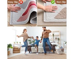 Antislip Onderlaag voor Tapijt en Matras, 100x150 CM - PVC - Multifunctionele Antislipmat voor Tapijtbevestiging, Bankkussens en Automatten
