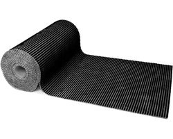 Antislip Schuimmat - Vloermat Badmat - Veilig Lopen - Zacht Schuim - 65 x 100 cm - Zwart