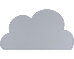 Antislip Siliconen Placemat Wolk - Grijs - Baby & Kind