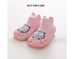 Antislip sokken Katoen voor Baby, peuter-Meisjes&jongen,Paars,Hemelsblauw,Grijs,Roze,Geel,Navy,Fijngebreide antislipsokken van zachte katoenmix in verschillende uitvoeringen.Tot 18 maanden