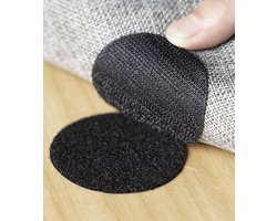 Antislip sticker - Vloerkleed kleefband - Antislip pads - Tapijt - Deurmatten - Zwart