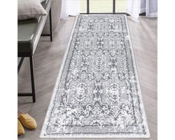 Antislip Tapijtloper voor Hal - Machinewasbaar Vloertapijt - Vintage Deurmat 50 x 150 cm