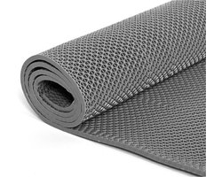 Antislip Vloermat – Grijze PVC Mat 90x200cm – 6mm Dikke Mesh Holle Mat Voor Natte Ruimtes, Keuken, Zwembad, Wasruimte En Restaurant