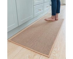 Antislipmat - Antislip Vloerkleed - Woonkamer tapijt - Badmat - Duurzaam - antislip - Wasbaar - voor deurmat, woonkamer, achterdeur, enzovoort, worden geplaatst - 45*150cm