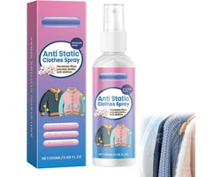 Antistatische spray - Bescherming tegen statische elektriciteit - Kleding, textiel, meubels - Vermindert statische lading - 100 ml