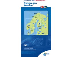 ANWB Wegenkaart - Scandinavië/IJsland 4. Noorwegen-Zweden