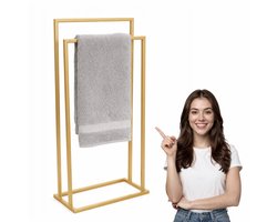Anwicar Handdoekenhouder Loft Gold 100x50x25 cm - Handdoekenrek - Badhanddoek Houder