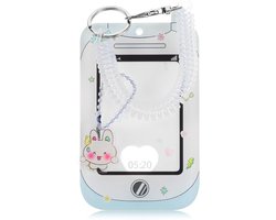 AOZUO Kpop Photo Card Holder ID Card Badge Holder for Idol Album Cards Bank Student Bus Card Hanger Student Bus Card, Protective Photo Cases