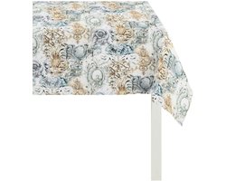 Apelt Katoenen Tafelkleed Grijs/Beige/Crème 85x85 cm