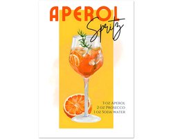 Aperol Spritz - Yellow poster 70x100 cm