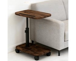 ApexArte® Bijzettafel Verstelbaar - C-vorm Tafel - Ontspannen Zitten