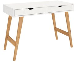 ApexArte® Compact en Stijlvol Bureau met Lades voor Thuiswerk en Studie