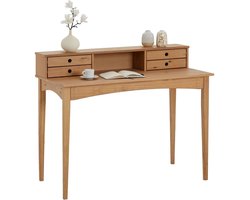 ApexArte® Compact en Stijlvol Bureau met Lades voor Thuiswerk en Studie