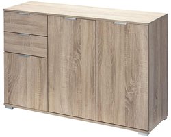ApexArte® Dressoir Kasten - Ladekast - Buffetkast Industrieel - Hout - Natuurlijk