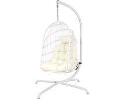 ApexArte® Egg Hangstoel met Standaard - Chair Buiten - tot 150kg