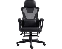 ApexArte® Ergonomische Bureaustoel - Bureaustoelen voor Volwassenen en Kinderen - Gaming Stoel - Chair Kantelbaar - Zwart
