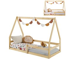 ApexArte® Kinderbed - Peuterbed - Babybed - Natuurlijk