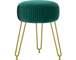 ApexArte® Make up Stoel - Kaptafel Kruk - Visagie - Groen