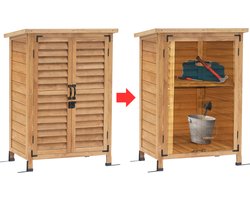 ApexArte® Tuinkast Hout - Tuinkist - Tuinkasten voor Buiten - Tuinberging