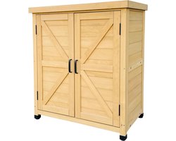 ApexArte® Tuinkast - Tuinkist voor Buiten - Opbergkast - 80 x 45 x 93