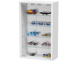 ApexArte® Vitrinekast met Glas - Vitrinekasten Woonkamer - (LxWxH) - 40x13x60