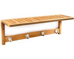 ApexArte® Wandkapstok met Hoedenplank - Kapstok - Wandplank