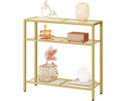 ApexArte® Wandtafel - Dressoir Kasten - Haltafel - Goud - Industrieel