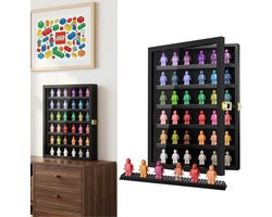 ApexArte® Wandvitrine Transparant - Vitrinekast Hangend - Voor Verzamelobjecten