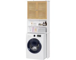 ApexArte® Wasmachine Kast - Meubel Verhoger - Wasdroger Ombouw