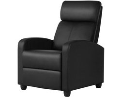 ApexArte® Zetelbed - Slaapstoel - Slaapfauteuil - Zwart