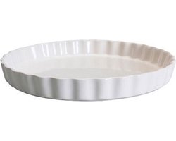 Apilco Culinair CADEAU TIP Taartvorm- quichevorm Ø12.0CM wit porselein Set a 2 stuks