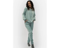 Apollo dames huispak Fleece - Loungeset - L/XL - Blauw