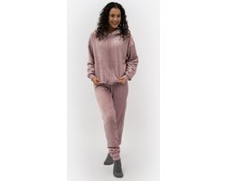 Apollo dames huispak Fleece - Loungeset - L/XL - Lila
