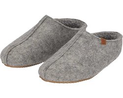 Apollo - Pantoffels dames - Grijs - Stevige zool - Maat 37/38 - Pantoffels dames - Sloffen dames - Pantoffels dames maat 37