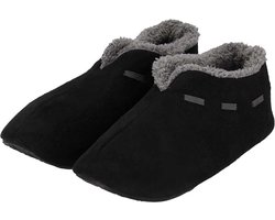 Apollo Spaanse Slof Heren - Zwarte Pantoffels - Maat 43/44 - Zool met grip - Warme Zachte Voering