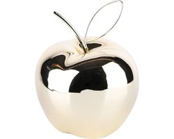 Appel / fruit - Goud - 9 x 9 x 12 cm hoog.