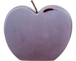 Appel Verano Donkerrood 19,4x5xh15,5cm Rond Keramiek